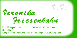 veronika friesenhahn business card